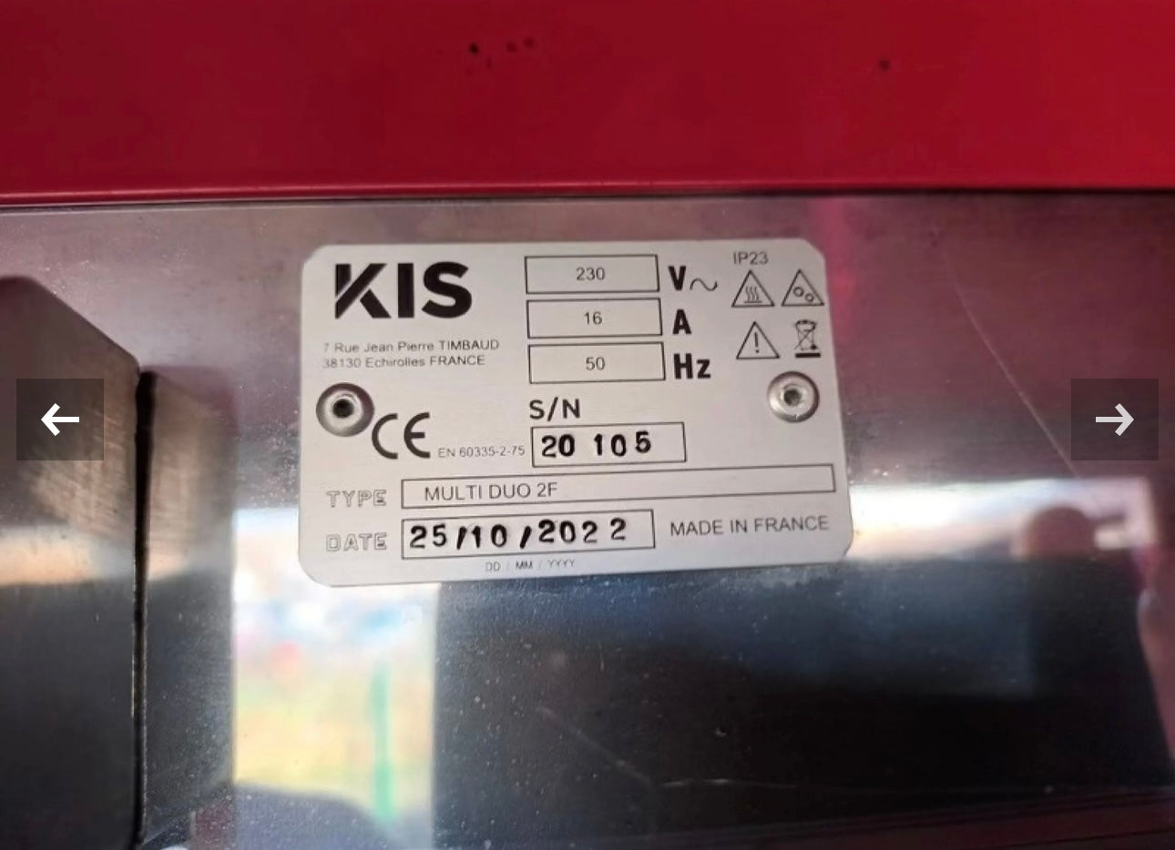 🍕 Distributeur Automatique de Pizzas KIS – Modèle Multi Duo 2F