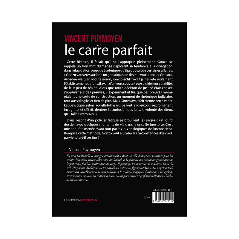 Le carré parfait Vincent Puymoyen
