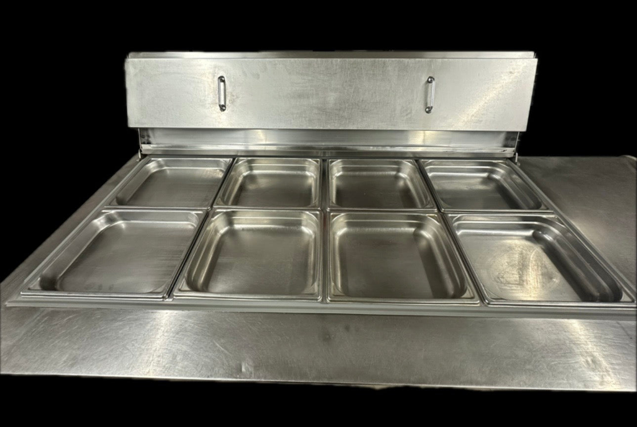 Saladette Réfrigérée INFRICO 3 Portes – Inox – Groupe à Droite – Occasion Pro