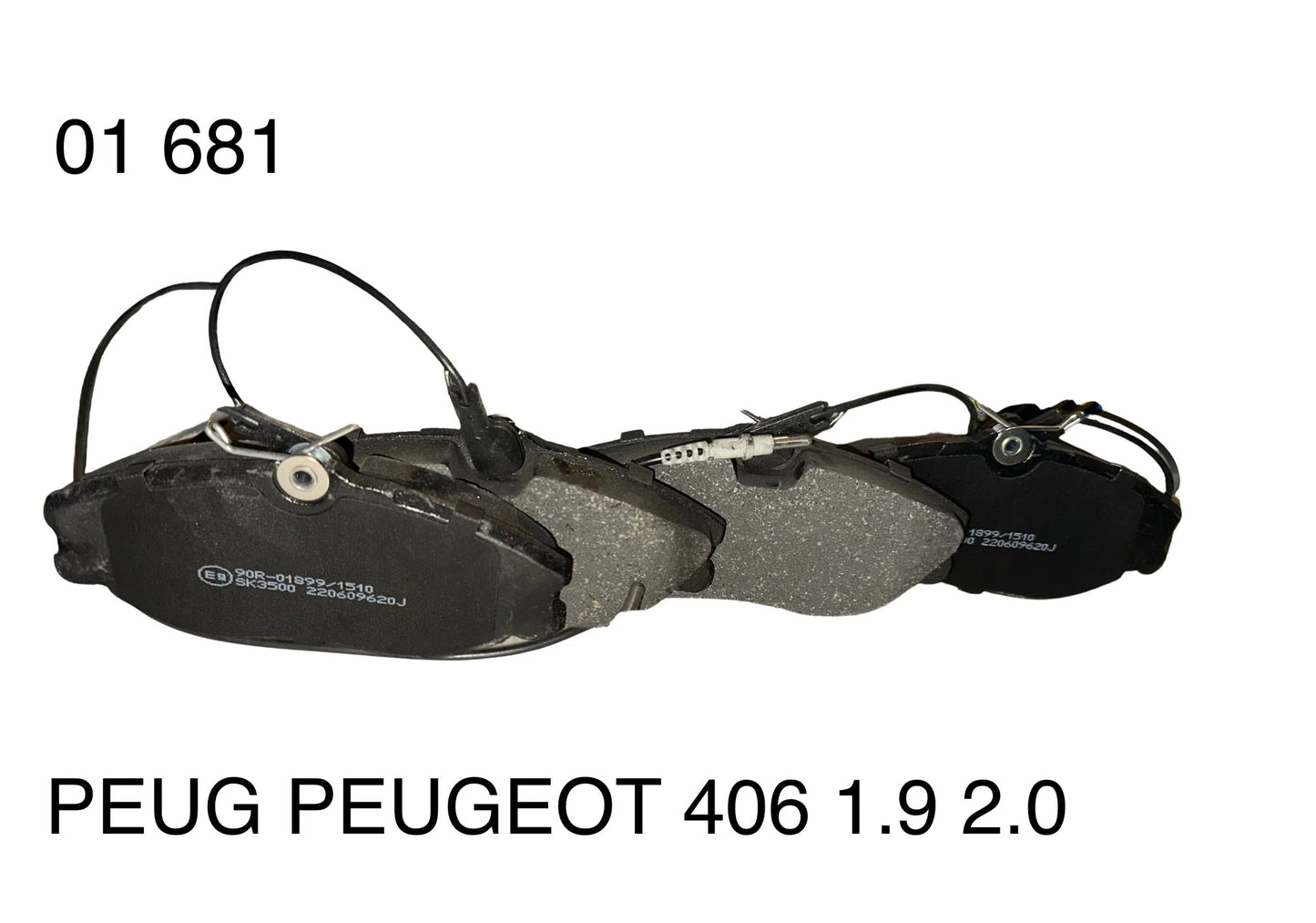 Plaquette avant véhicule -1000