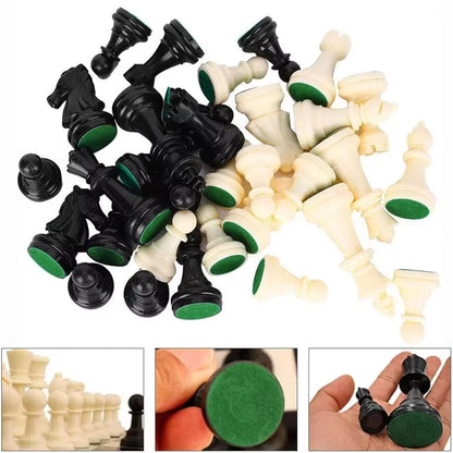 Luxury 32 Chess Pieces High Quality Chess Game King High 64Mm 77Mm 97Mm Ajedrez Medieval Chess Set Kids Toys Playing Game