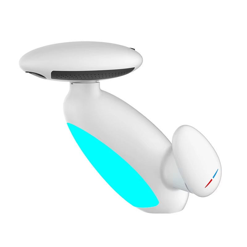 Large LED Light Basin Faucet Temperature Sensitive 4 Modes Outlet Hot Cold Water Sink Mixer Wash Tap Single Hole for Bathroom