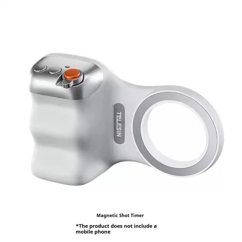 TELESIN Magnetic Phone Camera Shoot Hand Grip Phone Holder Shooting Aid Remote Control Handle for Iphone HUAWEI SAMSUNG Phone