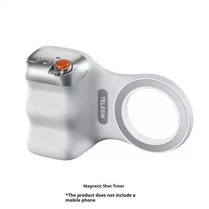 TELESIN Magnetic Phone Camera Shoot Hand Grip Phone Holder Shooting Aid Remote Control Handle for Iphone HUAWEI SAMSUNG Phone