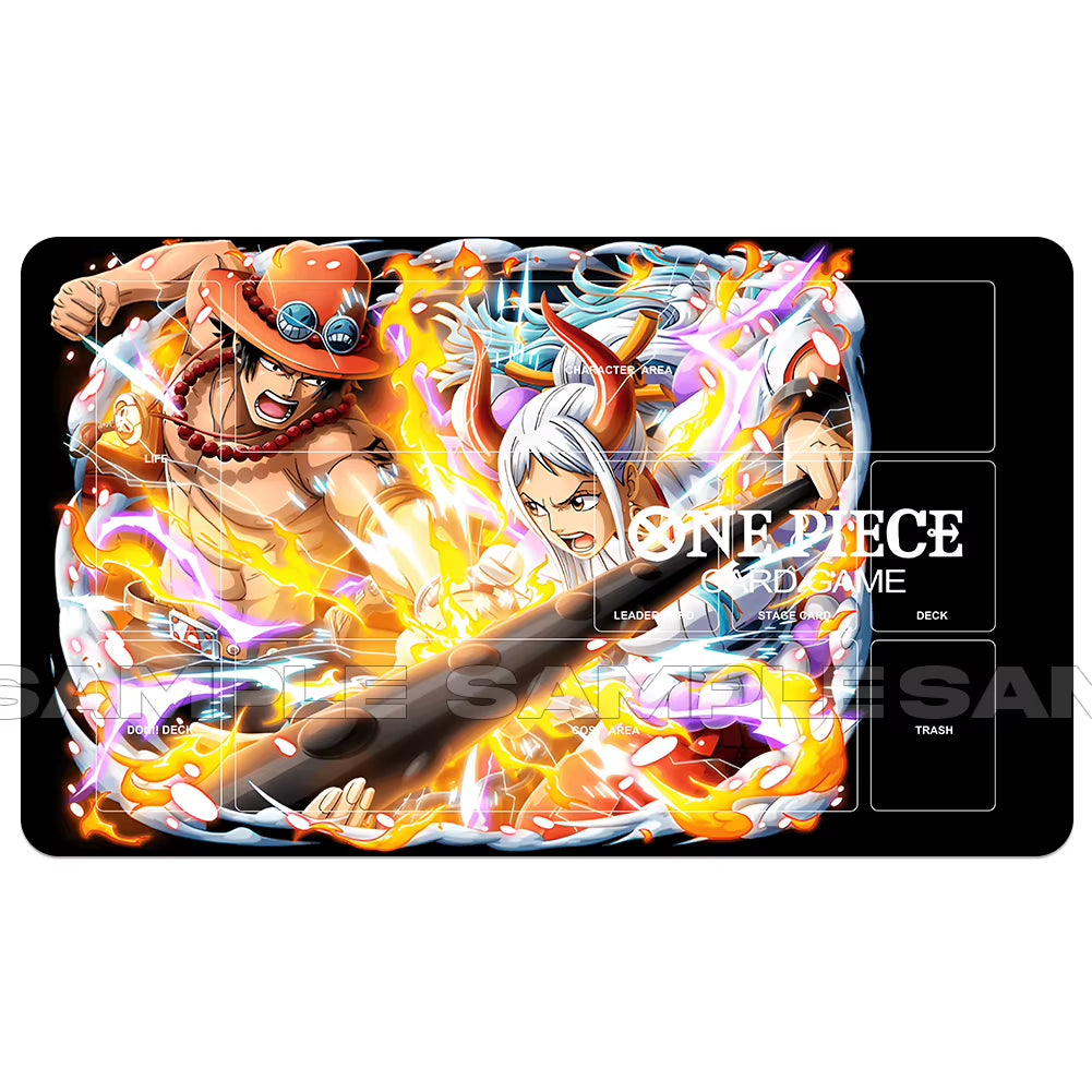 OPCG One Piece Playmat Trading Card Game Mat Dedicated Card Play against Table Mat-Op2