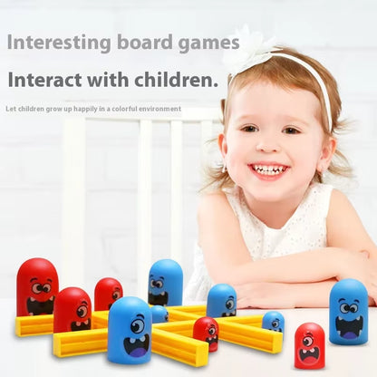 Tic Tac Toe Big Eat Small Gobble Board Game Parent-Child Interactive Educational Toys for Kids Christmas Gifts Tic Tac Toe Game