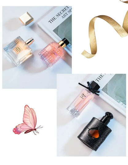 Original Women Perfume 105Ml Gift Box Four Piece Set Fresh Lasting Fragrance Eau De Parfum Plant Floral Scent Fresh