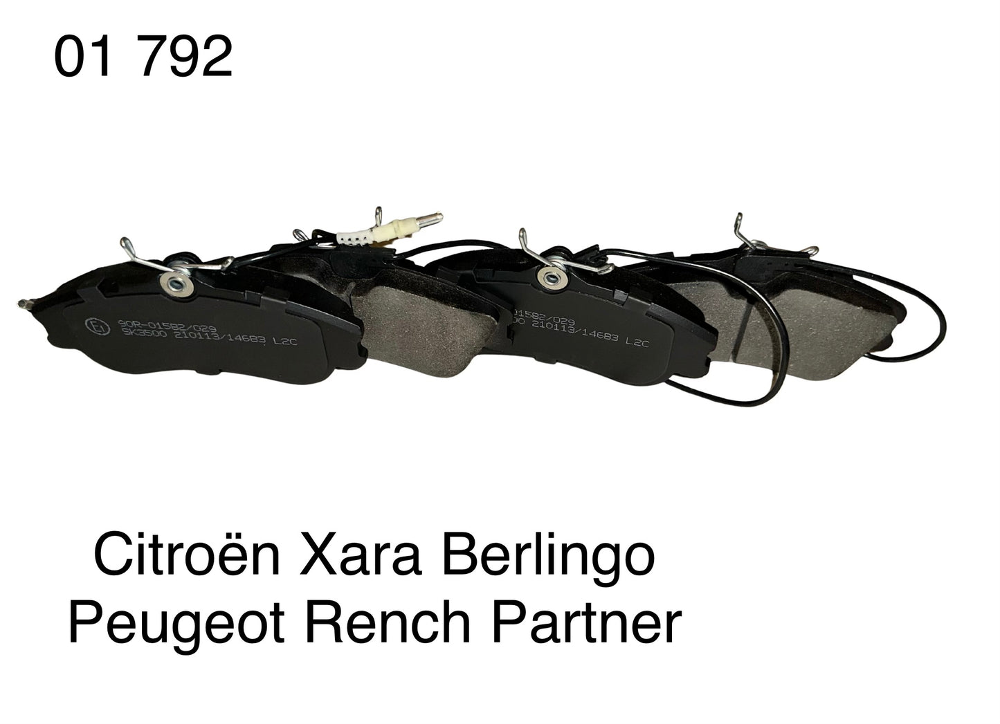 Plaquette avant véhicule -1000