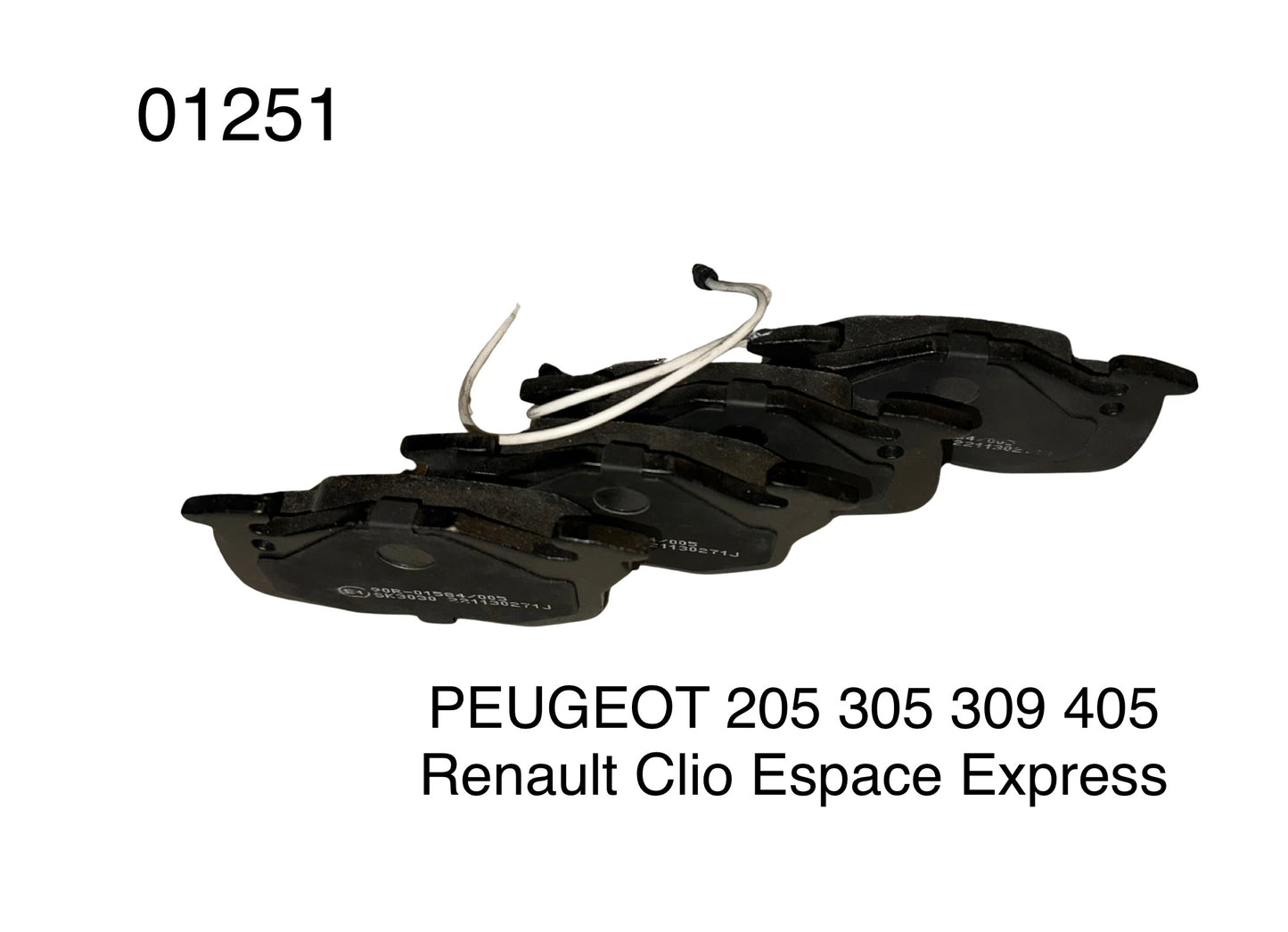 Plaquette avant véhicule -1000