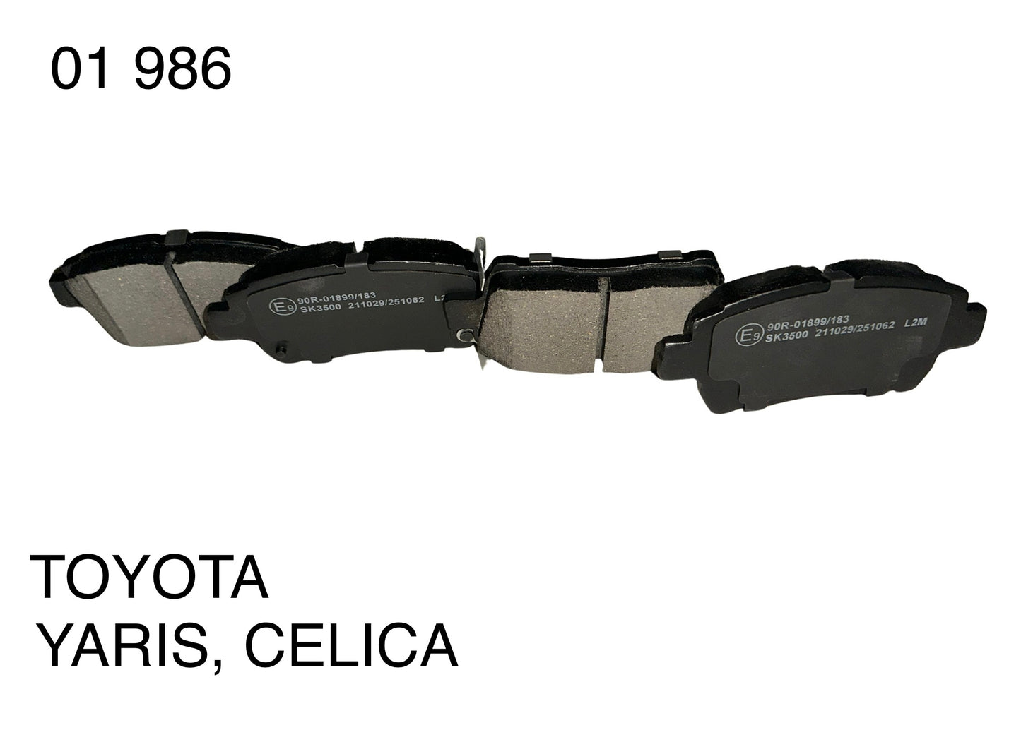 Plaquette avant véhicule -1000