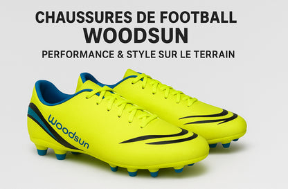 ⚡ Chaussures de Football  WOODSUN – Agilité & Confort sur le Terrain ⚡
