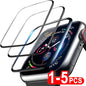 Soft Glass for Apple Watch Screen Protector 49 Mm 45 41 44 40 42 38 9D HD Full Film Iwatch Series 9 8 7 6 SE 5 4 3 2 Accessories