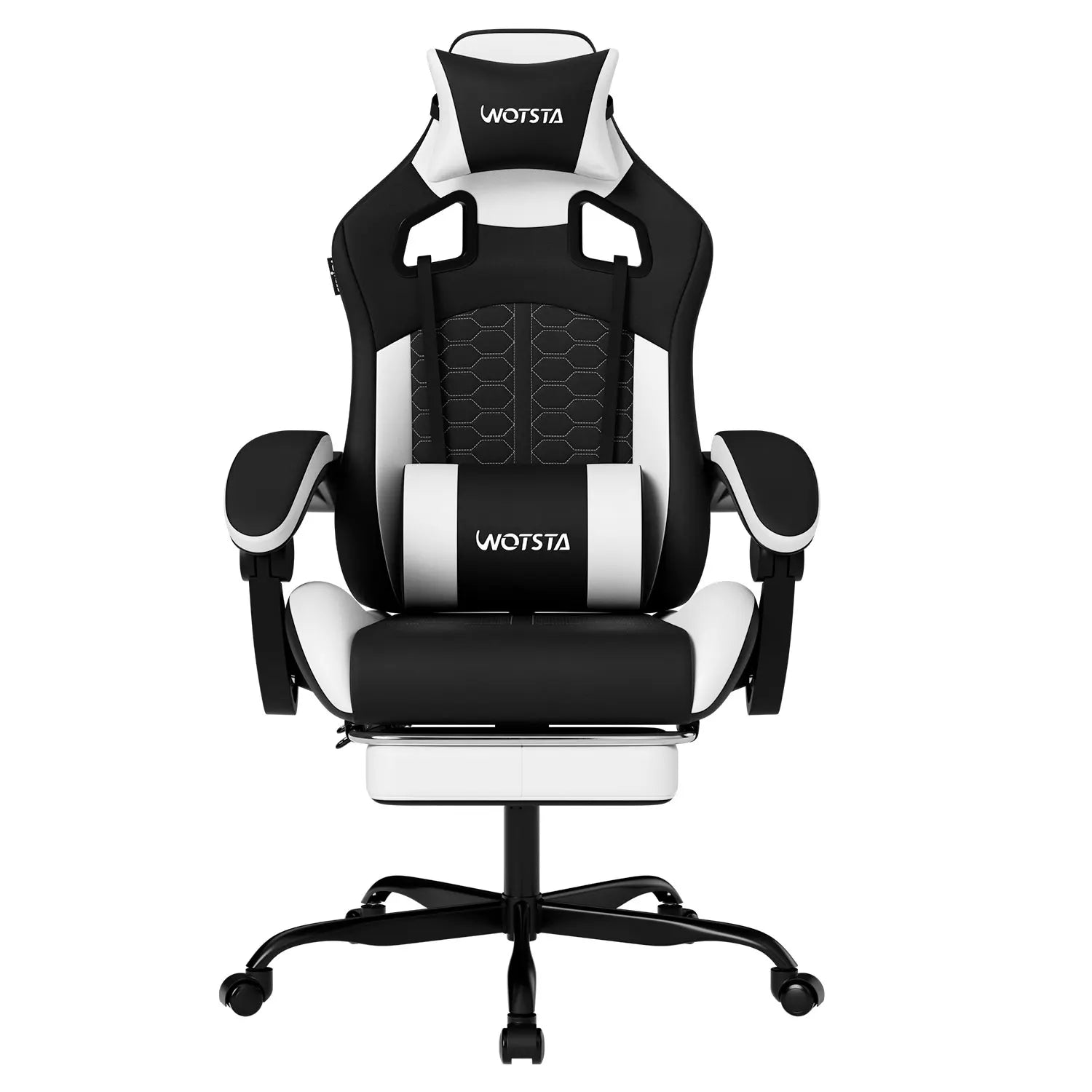 Ergonomic Racing Gaming Chair Adjustable Swivel with Headrest and Lumbar Support for Office and Gaming