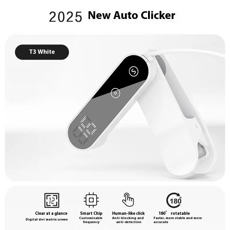 Screen Auto Clicker Simulated Finger Clicking for Tiktok Smart Phone App Video Live Streaming Screen Touch Tripods Tapper Device