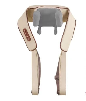 Neck Massager with Low Heat Back Shoulder Massager Area Coverage Bionic Kneading Wireless Massage