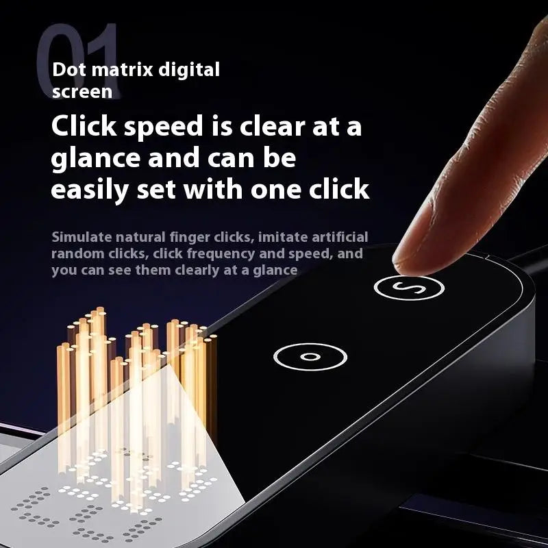 Screen Auto Clicker Simulated Finger Clicking for Tiktok Smart Phone App Video Live Streaming Screen Touch Tripods Tapper Device