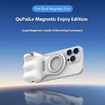 TELESIN Magnetic Phone Camera Shoot Hand Grip Phone Holder Shooting Aid Remote Control Handle for Iphone HUAWEI SAMSUNG Phone