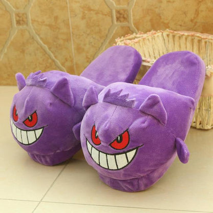Warm Indoor Poke-Slippers! 9 Different Pokemon Types